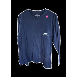 Vineyard Vines Navy Blue Long Sleeve T-Shirt men's size M